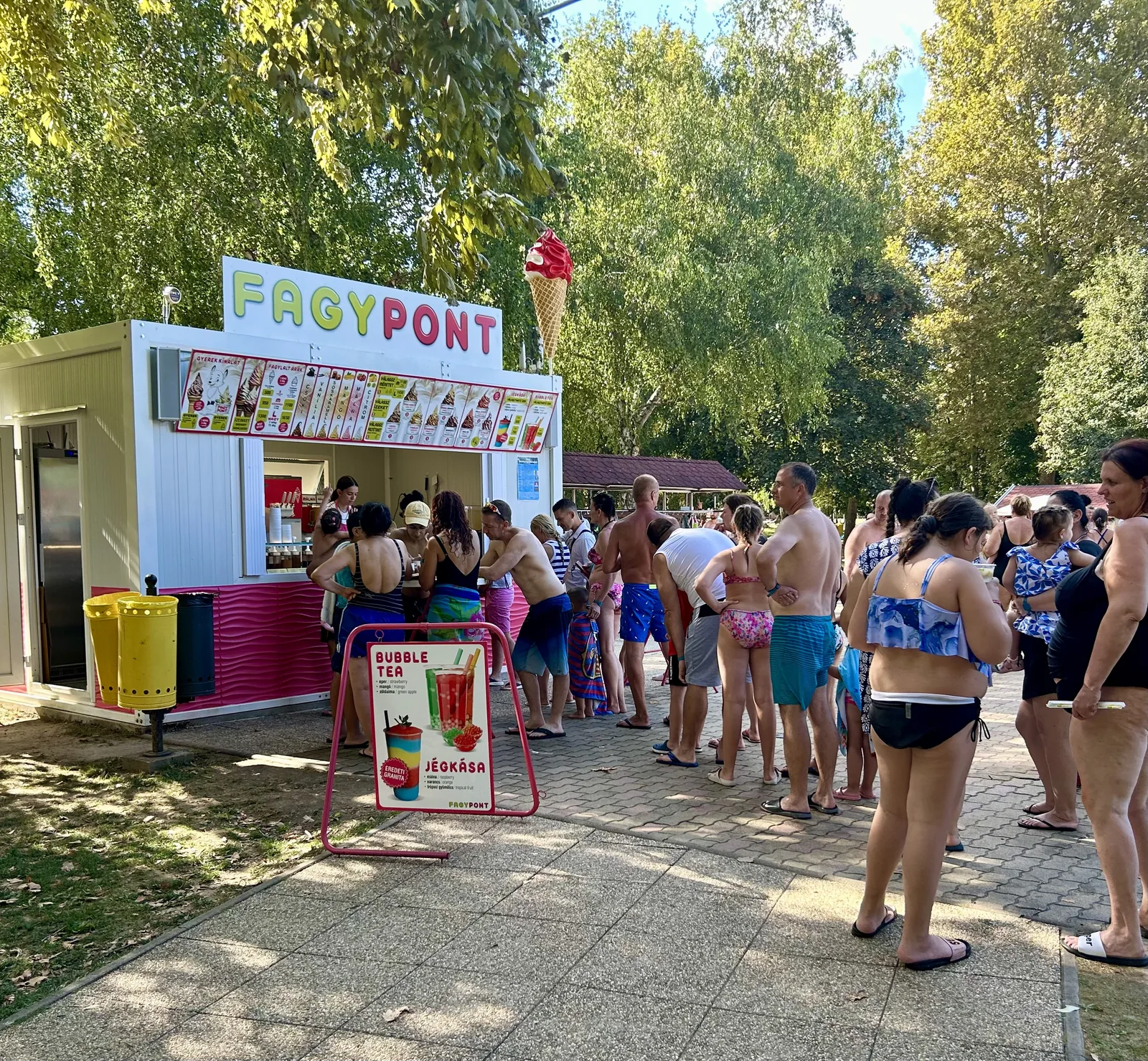 Vendégek a Fagypont előtt