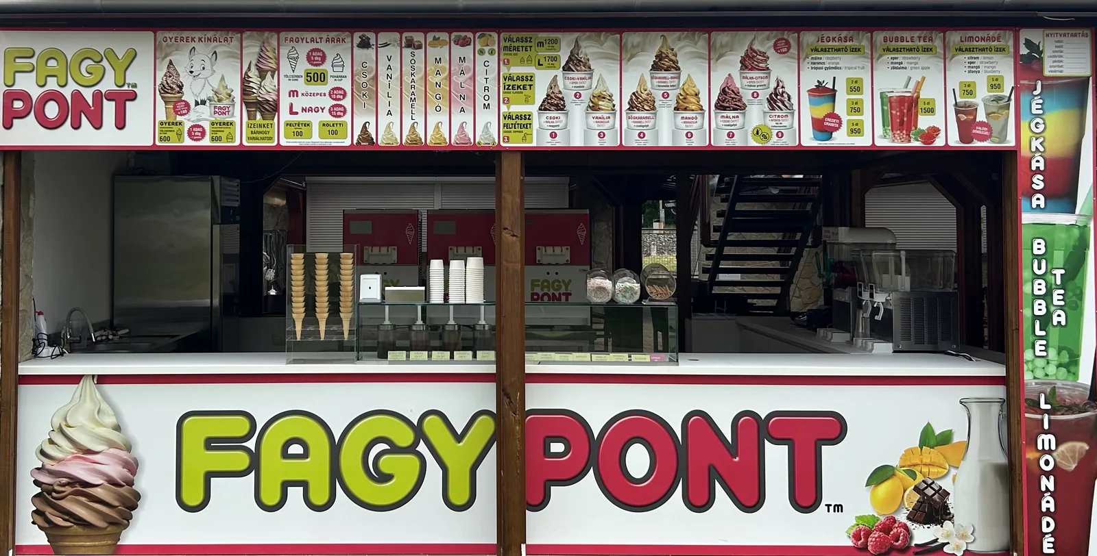 Fagypont pult és arculat