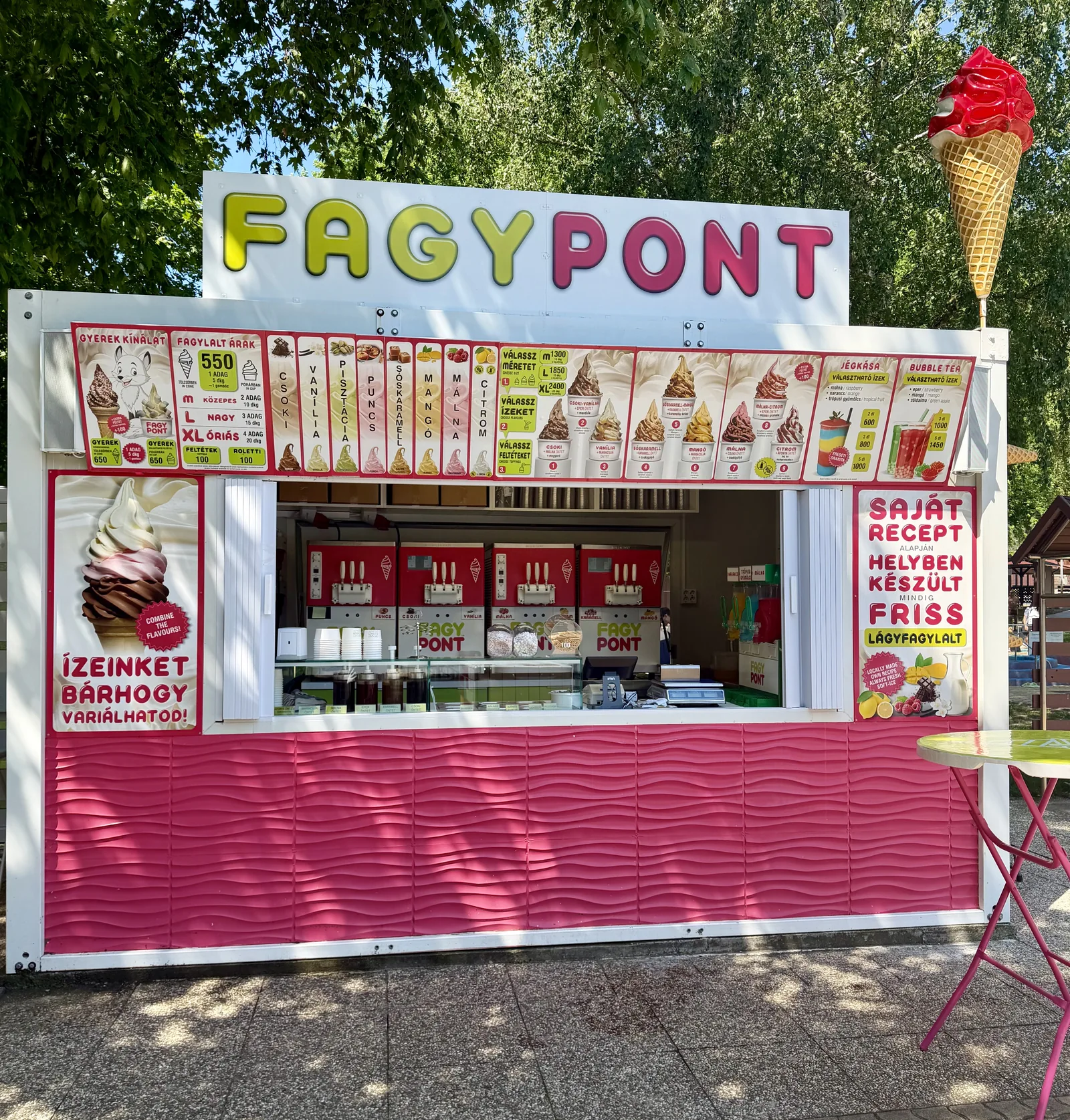 Fagypont Fürdő üzlet Zalakaroson